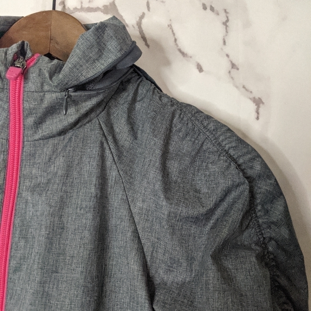 Fabletics Danielle Gray Packable Windbreaker / Ra… - image 3